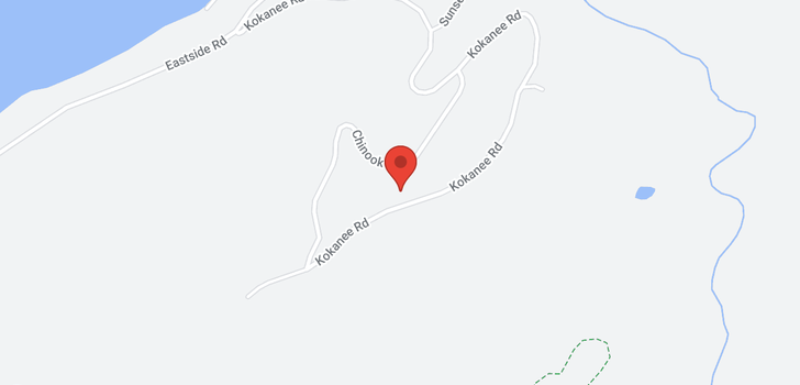 map of 9286 Kokanee Road